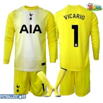 Tottenham Hotspur Guglielmo Vicario #1 Keeper Tredjedraktsett Barn 2025-26 Langermet (+ Korte bukser)